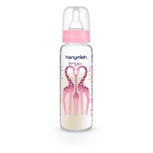Hanymish Cam Biberon 240 ml 0-6 Ay - Pembe