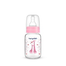Hanymish Cam Biberon 125 ml 0-6 Ay - Pembe