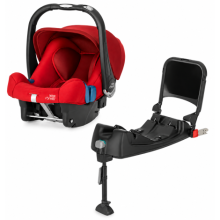 Britax-Römer Baby Safe Plus SHR II Bundle 0-13 kg Ana Kucağı + Baza / Flame Red