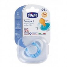 Chicco Physio Compact Kauçuk Tekli Emzik 0-6 Ay Erkek